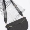 Faux Leather Fanny Pack – Multi-Color Strap