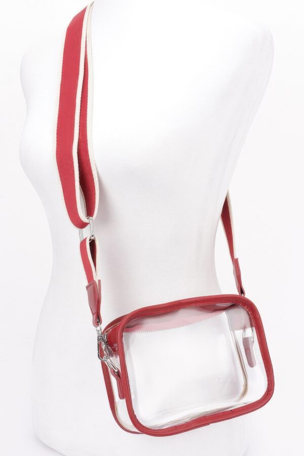 Transparent Camera Bag – Wide Strap, Clear PVC