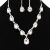 Rhinestone Necklace Set – Sparkling 13-inch Choker
