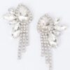 Rhinestone Drop Earrings – Sparkling 1.25 x 2.5 in