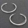 Rhinestone Hoop Earrings – Oversized 3.25 in Sparkle
