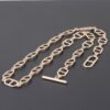 Mariner Chain Toggle Necklace – Gold Finish