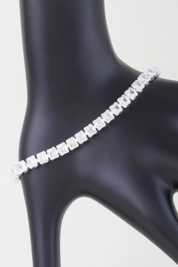 Minimal Cubic Zirconia Bracelet – Gold or Silver
