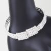 Multi Cubic Zirconia Bracelet – Silver-Plated Sparkle