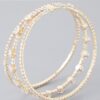 Triple Cubic Zirconia Bracelet – Trio Stone Accent