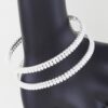 Crystal Cubic Zirconia Bracelet – Gold-Plated or Silver-Plated