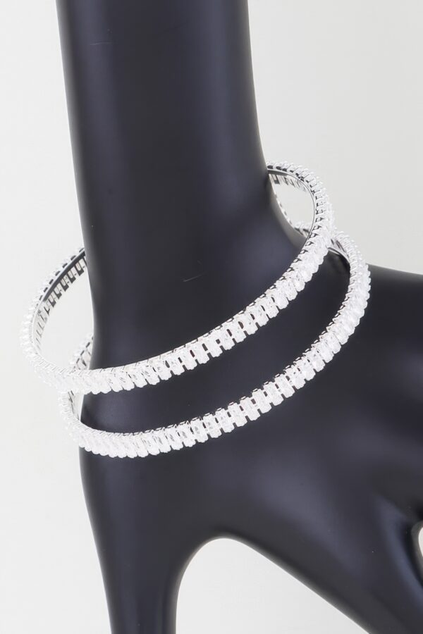Crystal Cubic Zirconia Bracelet – Gold-Plated or Silver-Plated
