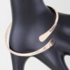 Minimal Shiny Wrap-Around Bracelet – Gold or Silver