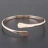Minimal Shiny Wrap-Around Bracelet – Gold or Silver