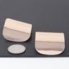 Polished Plate Earrings – Shiny Metal Disc in Gold or Silver