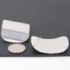 Polished Plate Earrings – Shiny Metal Disc in Gold or Silver