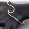 Crashing Wave Gold Bracelet – Fluid Wave Design