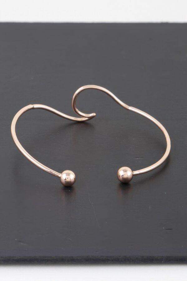 Crashing Wave Gold Bracelet – Fluid Wave Design