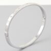 Cubic Star Cuff Bracelet with Clear Stones – Gold/Silver
