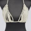Faux Pearl Harness – Cream Pearl Accent