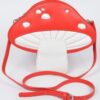 Creative Mushroom Clutch with Mixed Metal Accents
