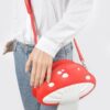 Creative Mushroom Clutch with Mixed Metal Accents