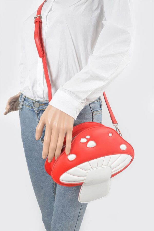 Creative Mushroom Clutch with Mixed Metal Accents
