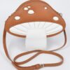 Creative Mushroom Clutch with Mixed Metal Accents