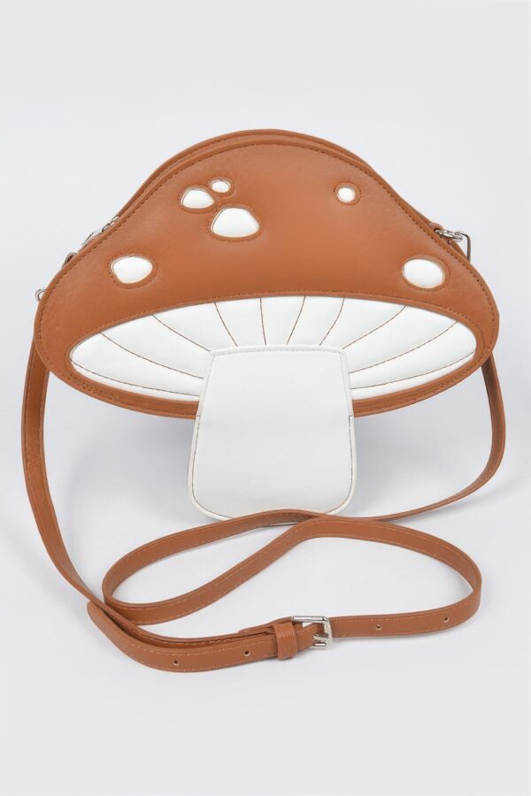 Creative Mushroom Clutch with Mixed Metal Accents