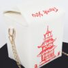 Chinese Takeout Box Clutch – Box-Shaped Polyurethane Purse