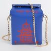 Chinese Takeout Box Clutch – Box-Shaped Polyurethane Purse