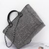 Simple Daily Shoulder Strap Tote – PU with Metal Accents