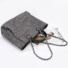 Simple Daily Shoulder Strap Tote – PU with Metal Accents