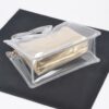 Transparent Clutch with Heart Handle and Pouch