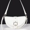 Faux Leather Buckle Shoulder Bag – Sleek Buckle Detail