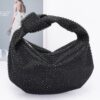 Hotfix Rhinestone Clutch – Chain-Strap Evening Bag