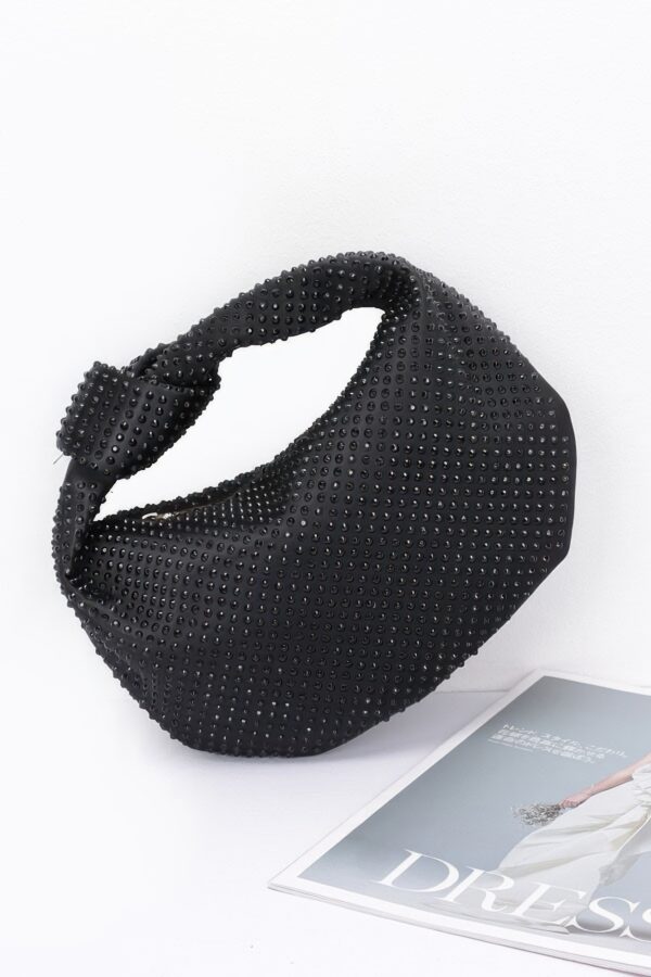 Hotfix Rhinestone Clutch – Chain-Strap Evening Bag
