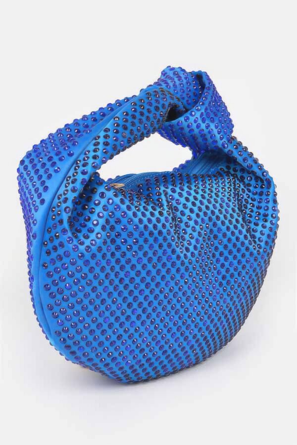 Hotfix Rhinestone Clutch – Chain-Strap Evening Bag