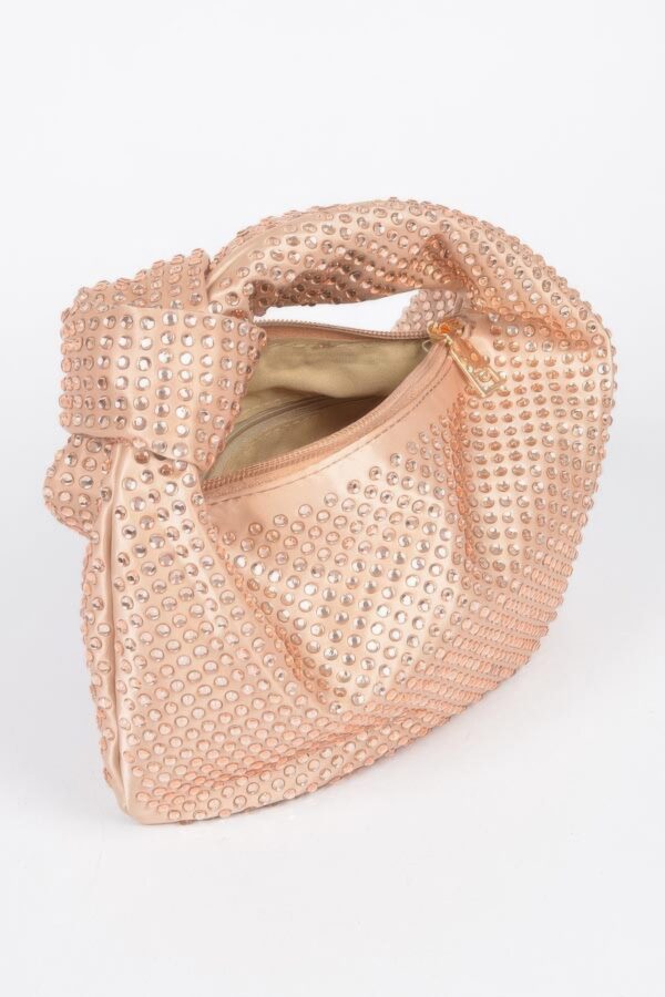 Hotfix Rhinestone Clutch – Chain-Strap Evening Bag