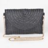 Straw Pom Pom Flap Bag – Bright Summer Crossbody