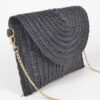 Straw Pom Pom Flap Bag – Bright Summer Crossbody