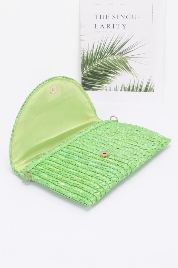Straw Pom Pom Flap Bag – Bright Summer Crossbody