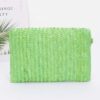 Straw Pom Pom Flap Bag – Bright Summer Crossbody