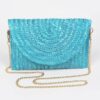Straw Pom Pom Flap Bag – Bright Summer Crossbody