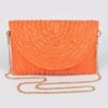 Straw Pom Pom Flap Bag – Bright Summer Crossbody