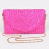Straw Pom Pom Flap Bag – Bright Summer Crossbody
