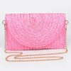 Straw Pom Pom Flap Bag – Bright Summer Crossbody