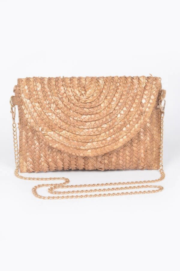 Straw Pom Pom Flap Bag – Bright Summer Crossbody