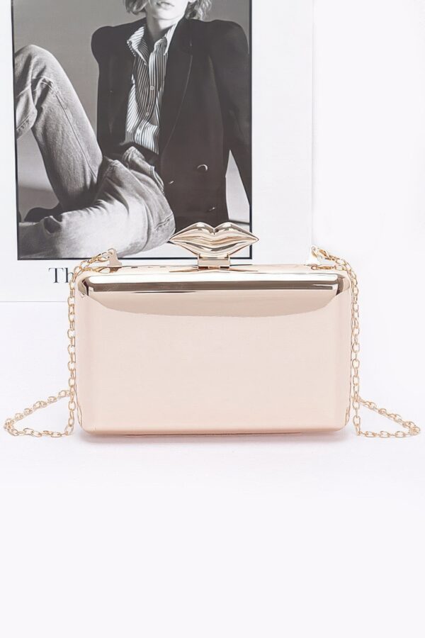 Metal Clutch – Minimalist Mixed Metal, Gold or Silver