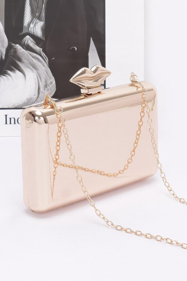 Metal Clutch – Minimalist Mixed Metal, Gold or Silver