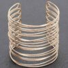 Metal Cuff – Sleek Open Cuff in Gold or Silver