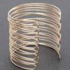 Metal Cuff – Sleek Open Cuff in Gold or Silver