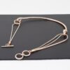 Double Toggle Rope Necklace – Gold or Silver