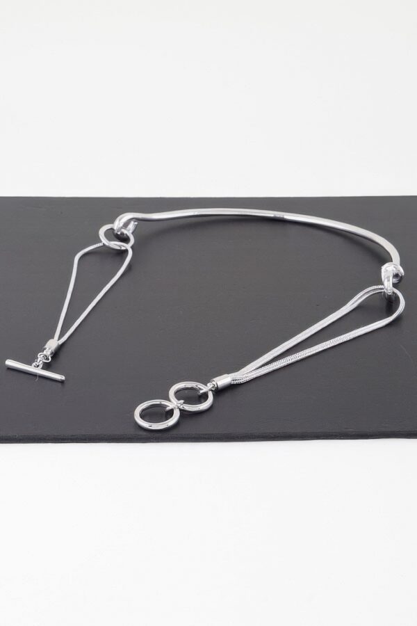 Double Toggle Rope Necklace – Gold or Silver