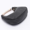 Embossed Faux Leather Bag with Metal Handle